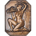 França, medalha, Femme Nue aux Fruits, Lenoir, MS(64), Bronze
