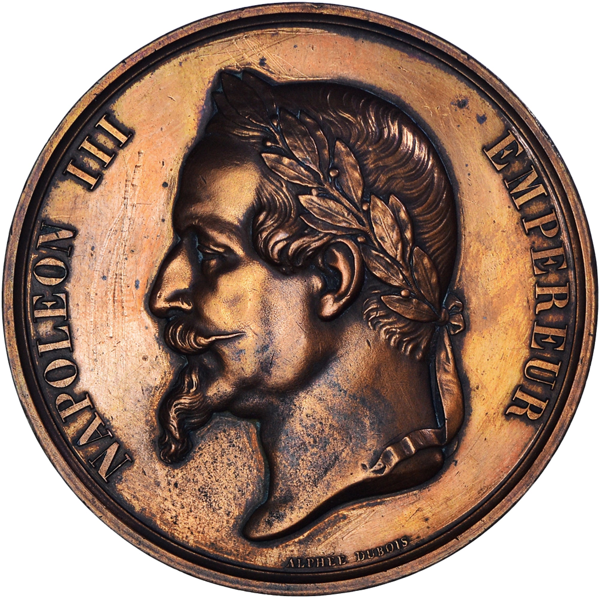 Francia, medaglia, Napoléon Ier, La Ville de Rouen, 1865, Dubois.A, BB+, Rame