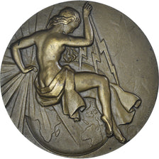 France, Medal, Art Déco, Syndicat Général de la Construction Electrique