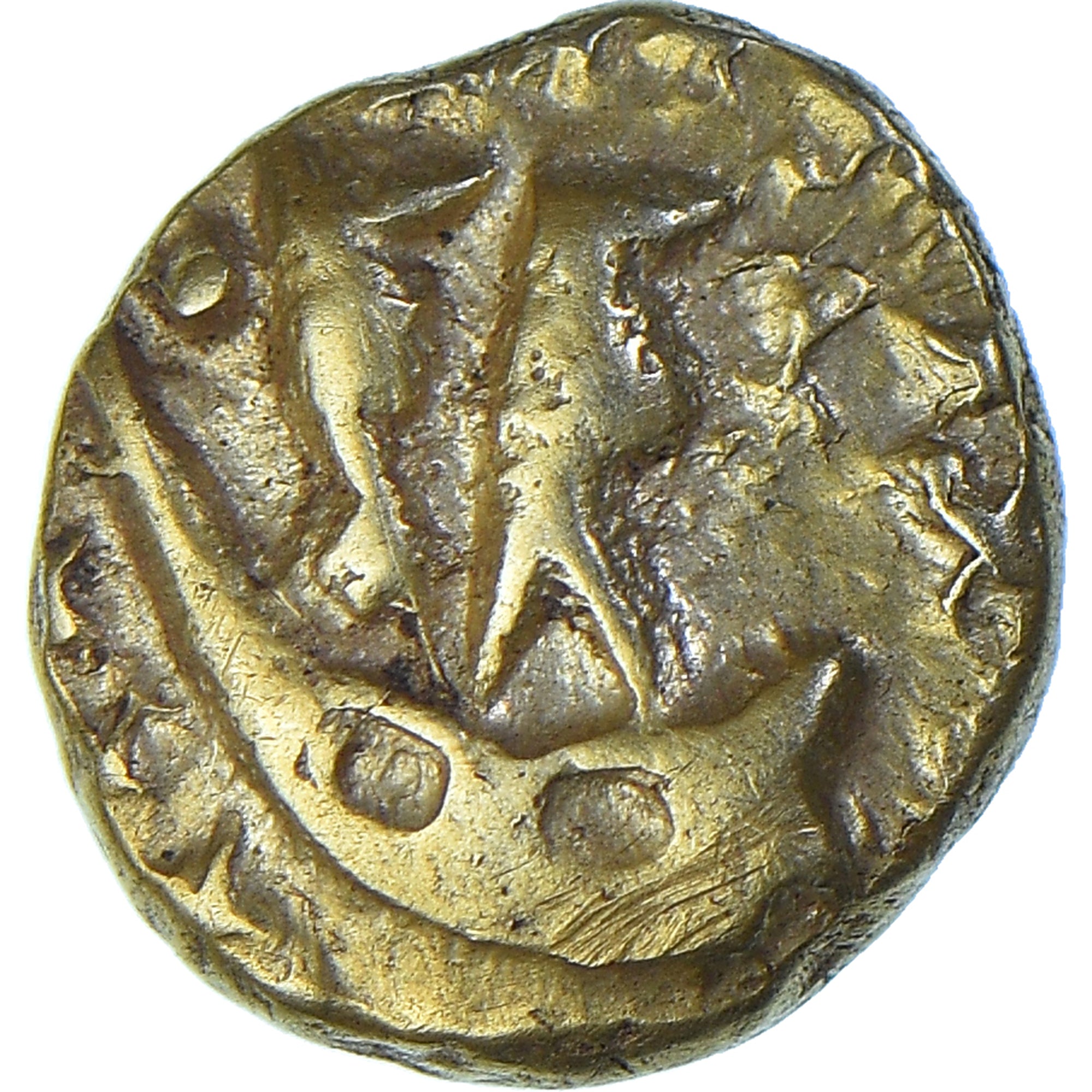 Münze, Morini, 1/4 Stater, Ist century BC, VZ, Gold, Delestrée:249