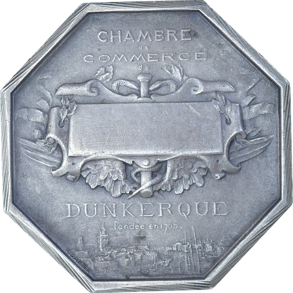 France, Token, Chambre de Commerce de Dunkerque, Dautel, AU(55-58), Silver