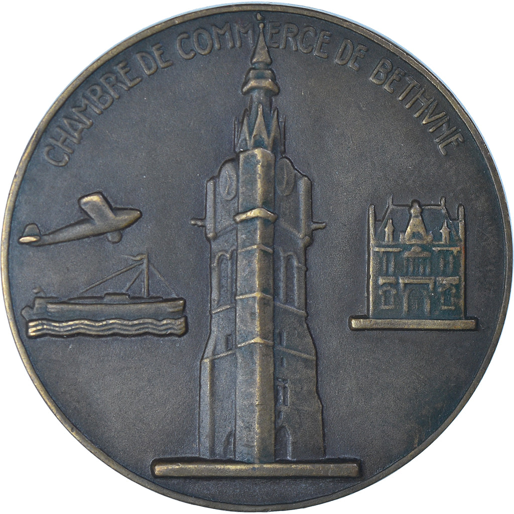 Francia, ficha, Chambre de Commerce de Béthune, 1937, Dammann, BB+, Bronzo