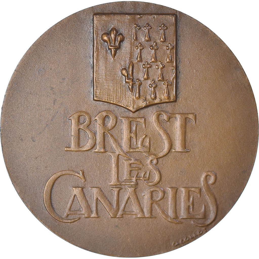 France, Médaille, Course des Voiliers Ecoles, Brest, Shipping, 1958, Collot