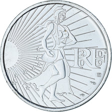 France, 10 Euro, La Semeuse en marche, 2009, Paris, MS(65-70), Silver, KM:1580