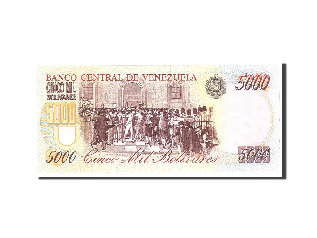 Banconote, Venezuela, 5000 Bolivares, 1998, KM:78b, 1998-02-10, FDS