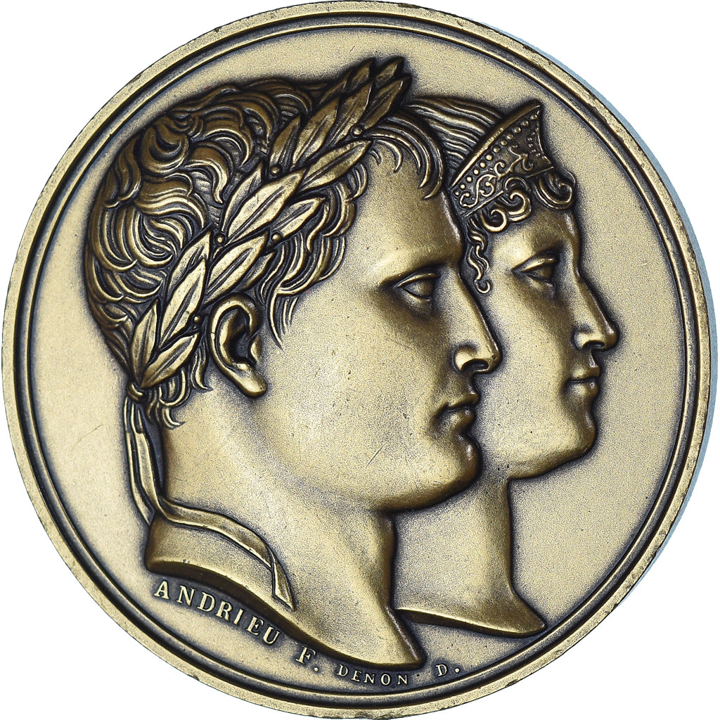 France, Medal, Napoléon Ier et Marie Louise, History, Denon / Andrieu