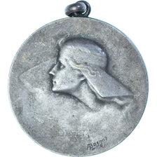 France, Medal, Allégorie, Aviation, Bargas, AU(50-53), Silvered bronze