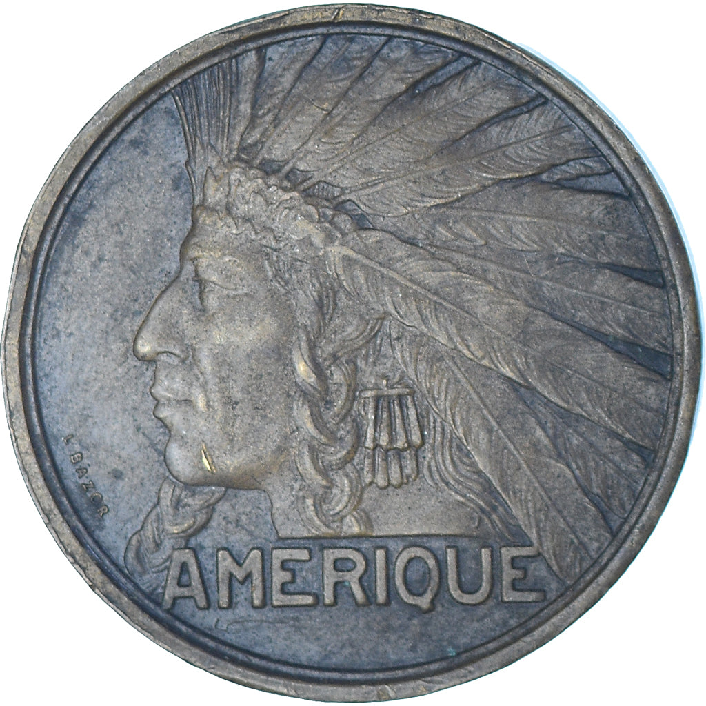 France, Medal, Exposition Coloniale Internationale, Paris 1931, Amérique, 1931