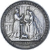 Francja, medal, Noces, Souvenir de Mariage, Religie i wierzenia, 1912, Vernon