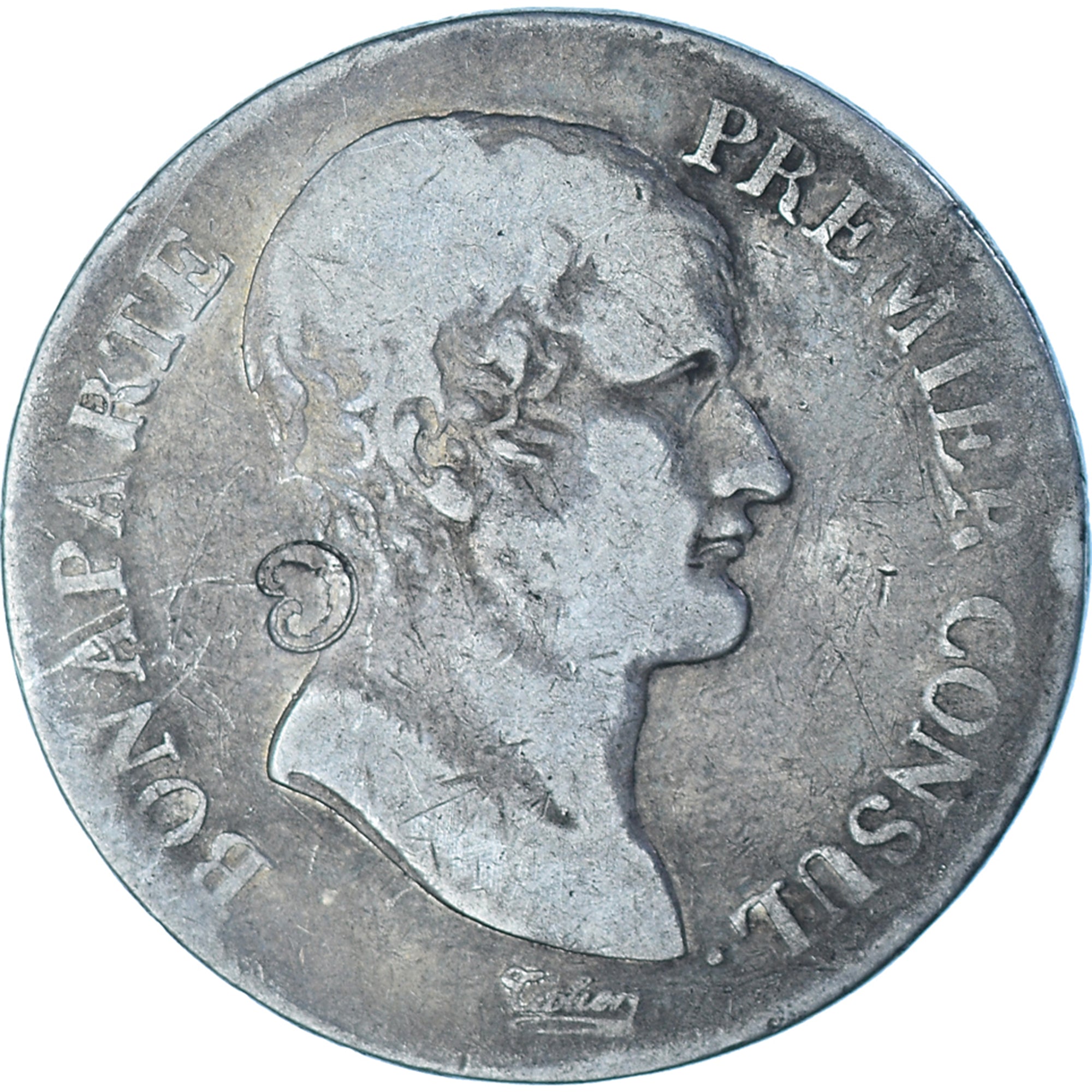 Coin, France, Napoléon I, 5 Francs, An 12 (1804), Paris, VF(20-25), Silver
