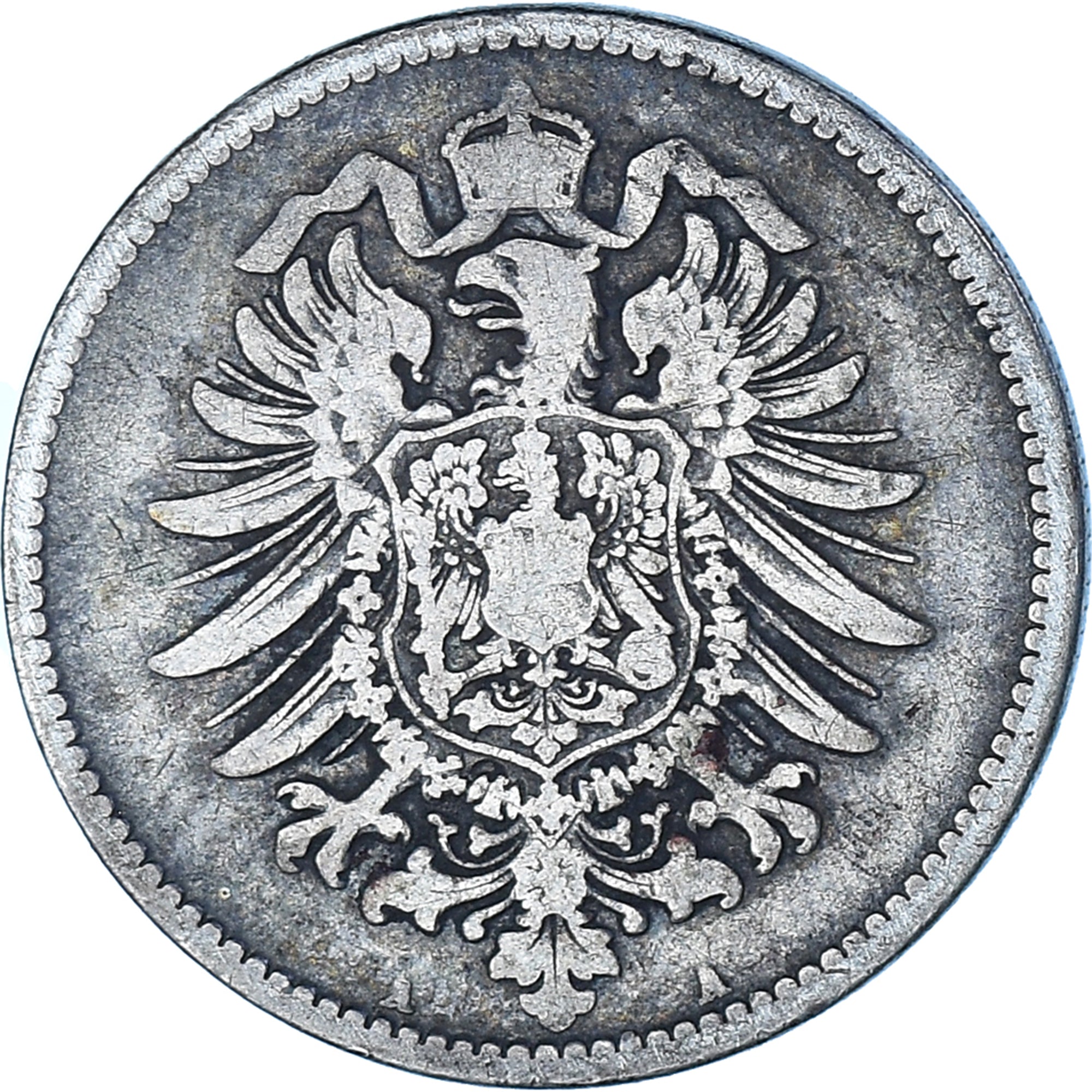 Coin, GERMANY - EMPIRE, Wilhelm I, Mark, 1875, Berlin, VF(30-35), Silver, KM:7