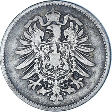 Coin, GERMANY - EMPIRE, Wilhelm I, Mark, 1875, Berlin, VF(30-35), Silver, KM:7