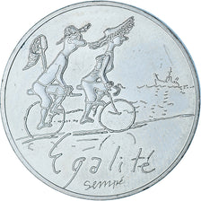 Francia, 10 Euro, Monnaie de Paris, Sempé - Été - Égalité, 2014, SPL+