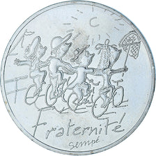 France, 10 Euro, 2014, Monnaie de Paris, Sempé Fraternité Été, MS(64)