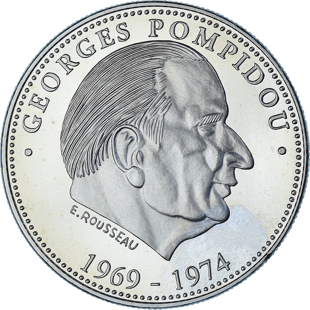 France Medal Les Présidents de la République Georges Pompidou Politics ...