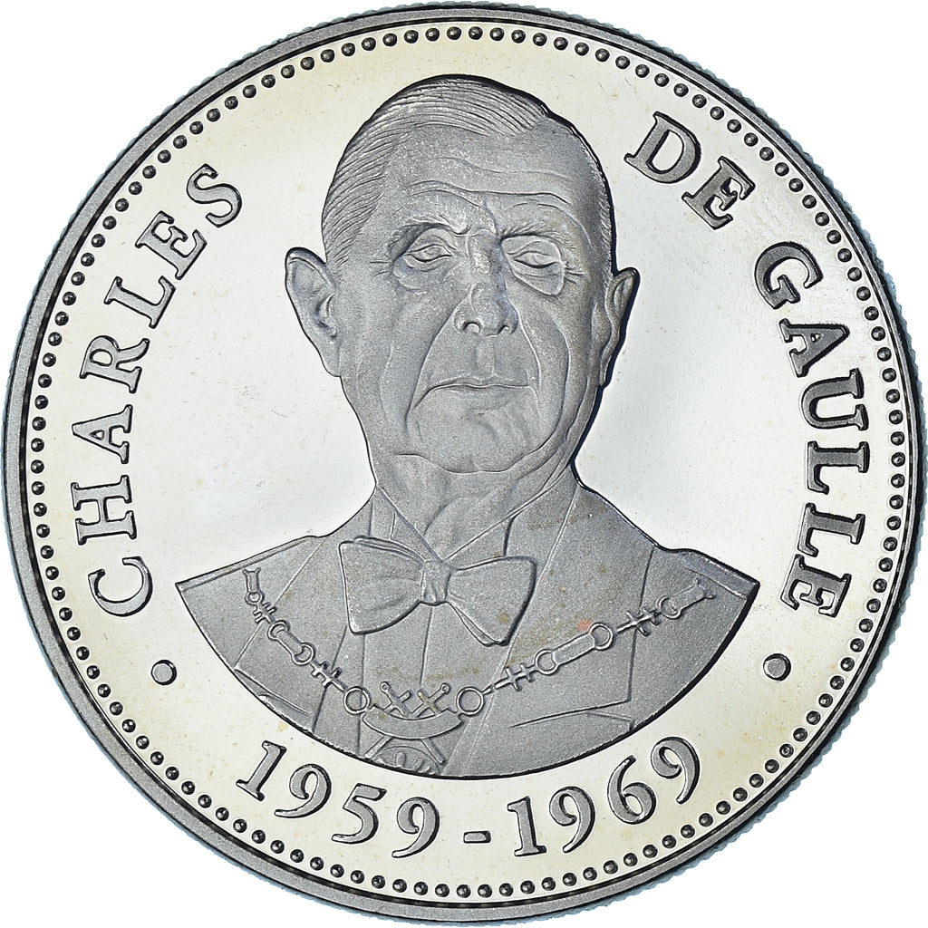 Frankreich, Medaille, Les Présidents de la République, Charles De Gaulle