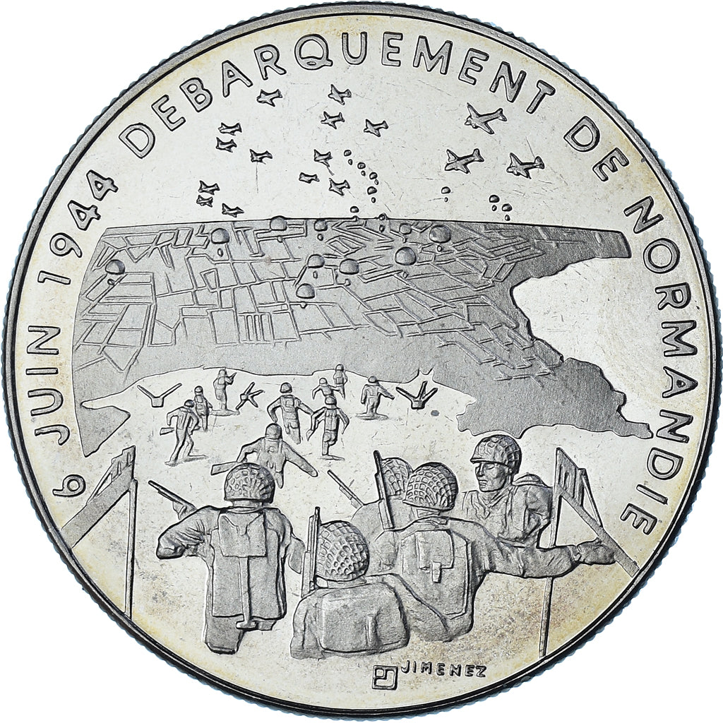 France, Medal, Débarquement de Normandie, WAR, 1939-1945, MS(64), Copper-nickel