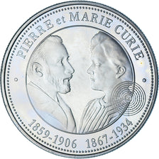 France, Medal, Pierre et Marie Curie, Collection Panthéon, MS(64)
