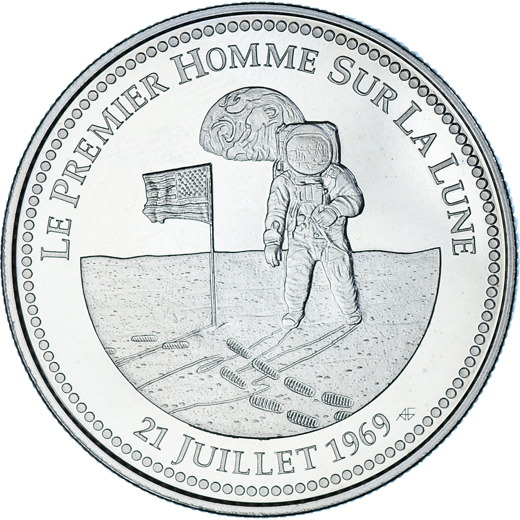 France, Medal, Le premier homme sur la Lune, Sciences & Technologies, 1969