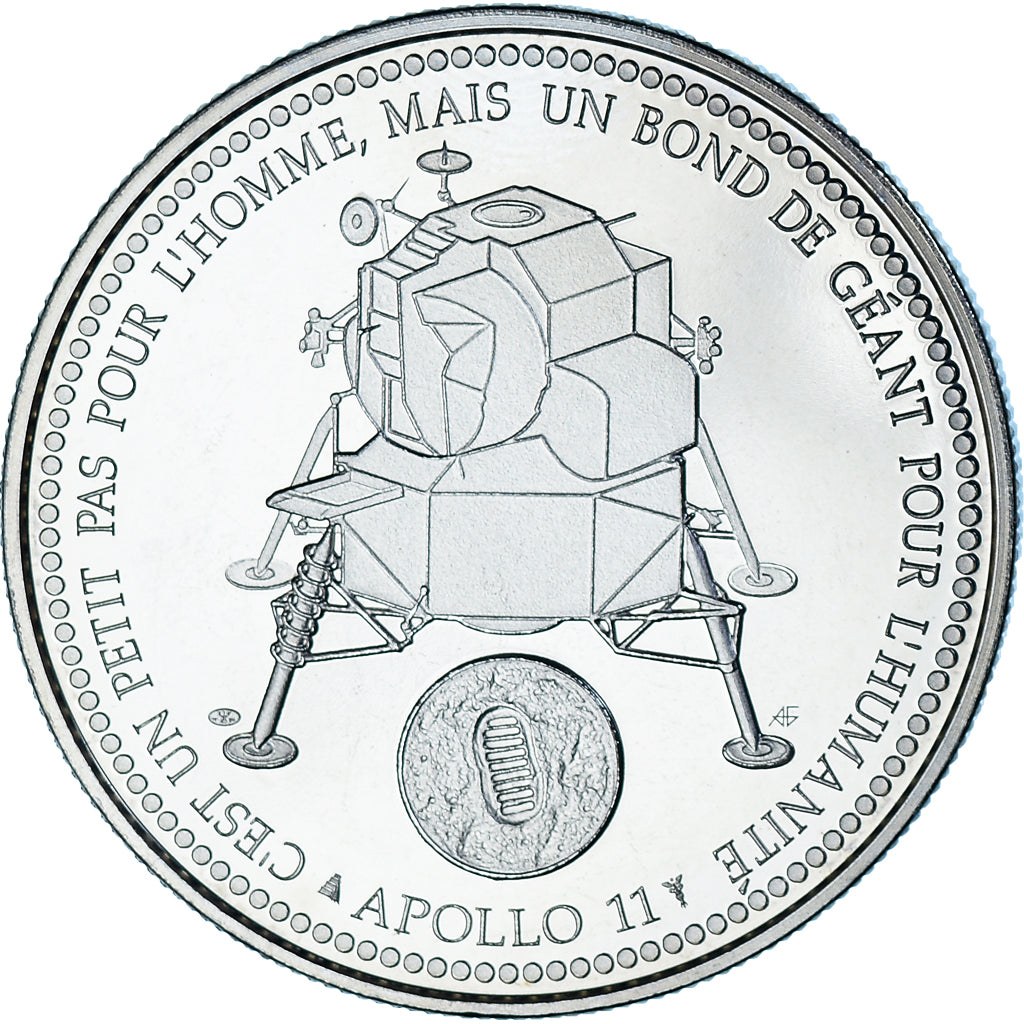 France, Medal, Le premier homme sur la Lune, Sciences & Technologies, 1969