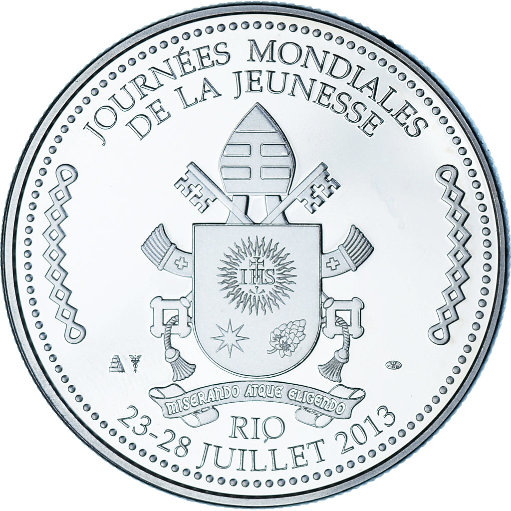 Vatican, Medal, Journées mondiales de la jeunesse, Rio, 2013, MS(65-70)