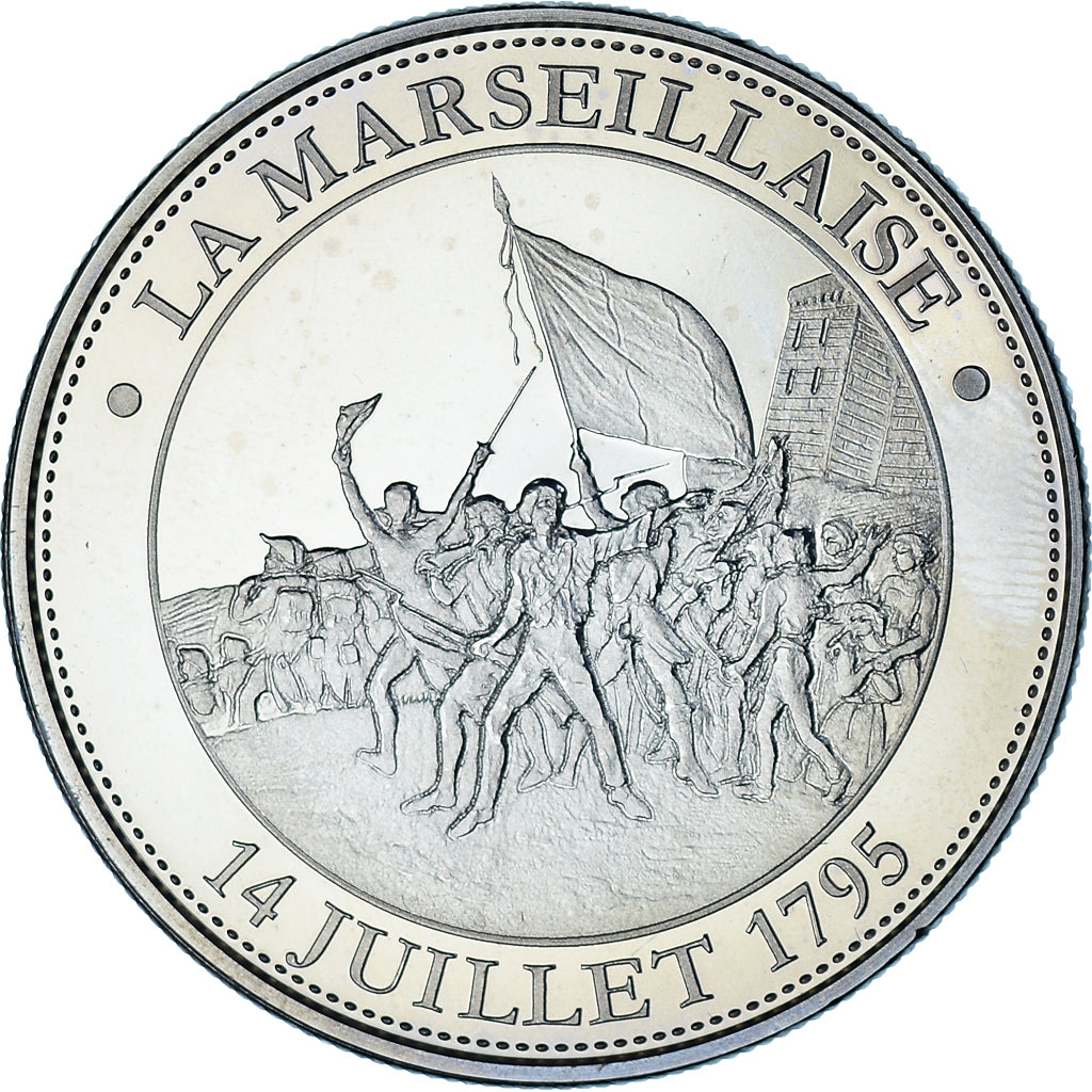 France, Medal, Révolution Française, La Marseillaise, MS(65-70), Copper-nickel