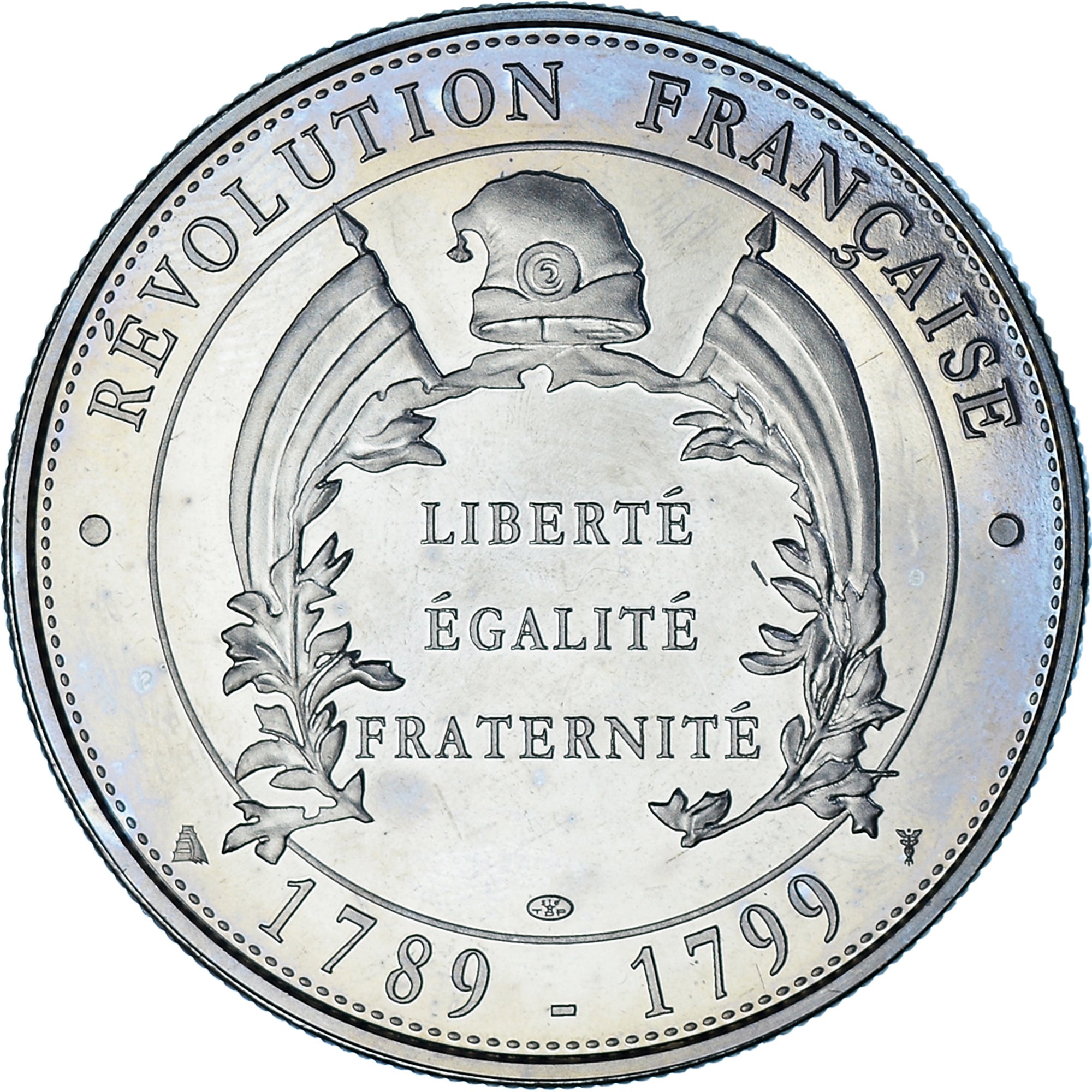 France, Medal, Révolution Française, Bataille de Valmy, History, MS(63)