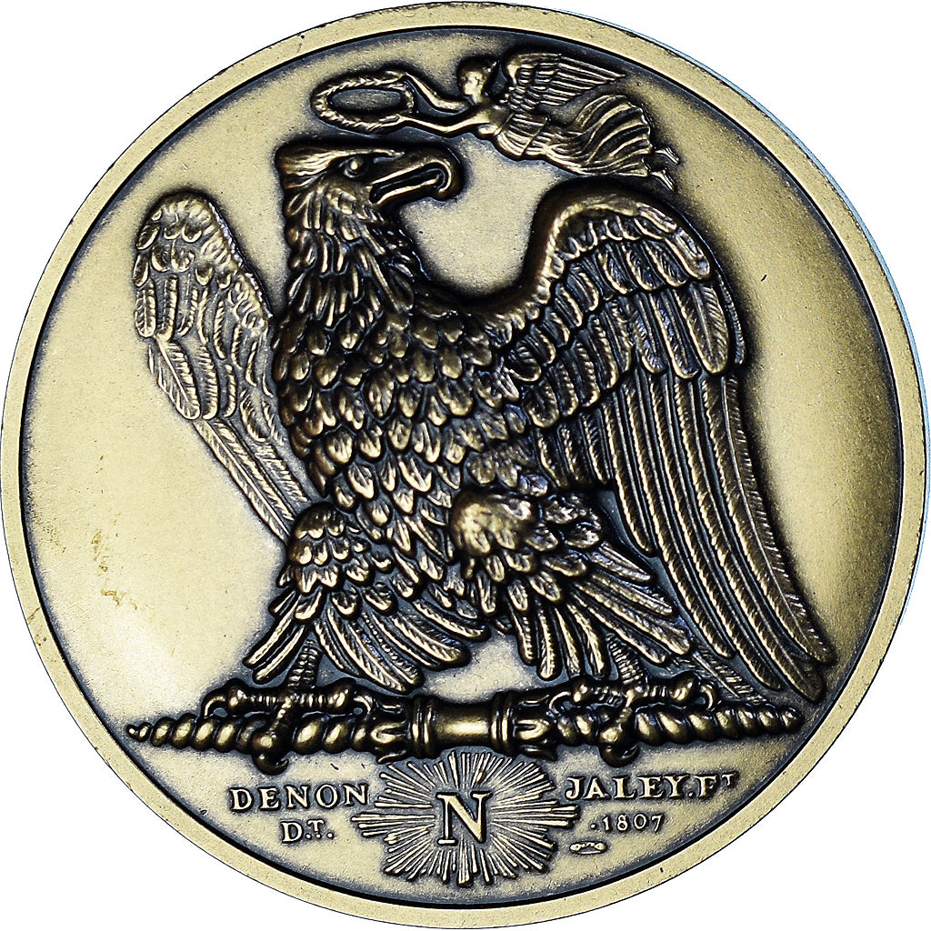 France, Medal, Napoleon Ier , Bataille de Marengo, Denon, Restrike, MS(65-70)