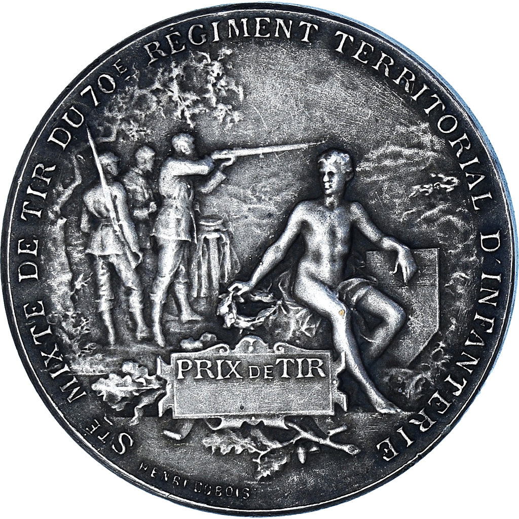 Francia, medalla, Prix de tir du 70e régiment territorial d'infanterie, Henri