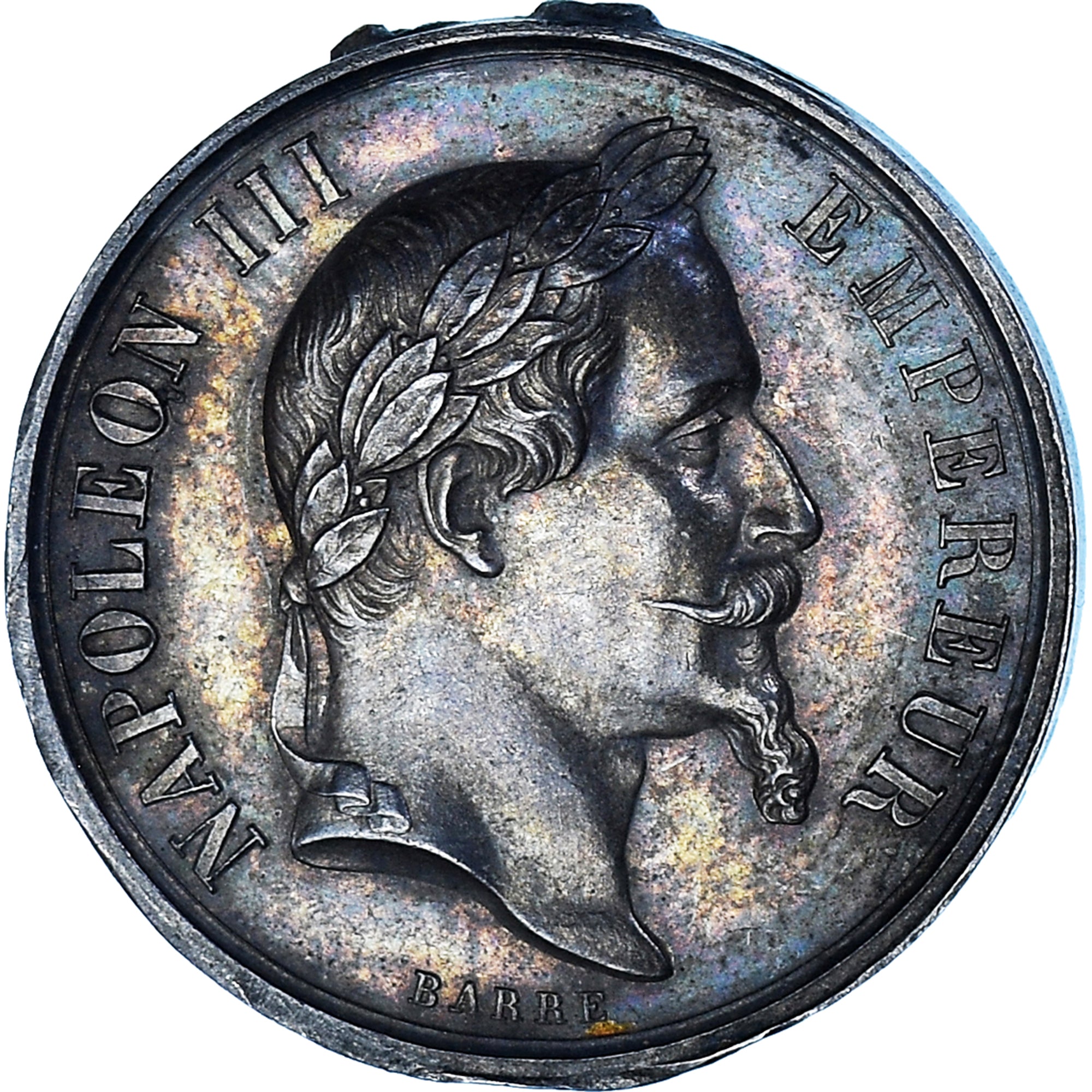 France, Medal, Napoléon III, Ministère de l'Intérieur, Actes de dévouement