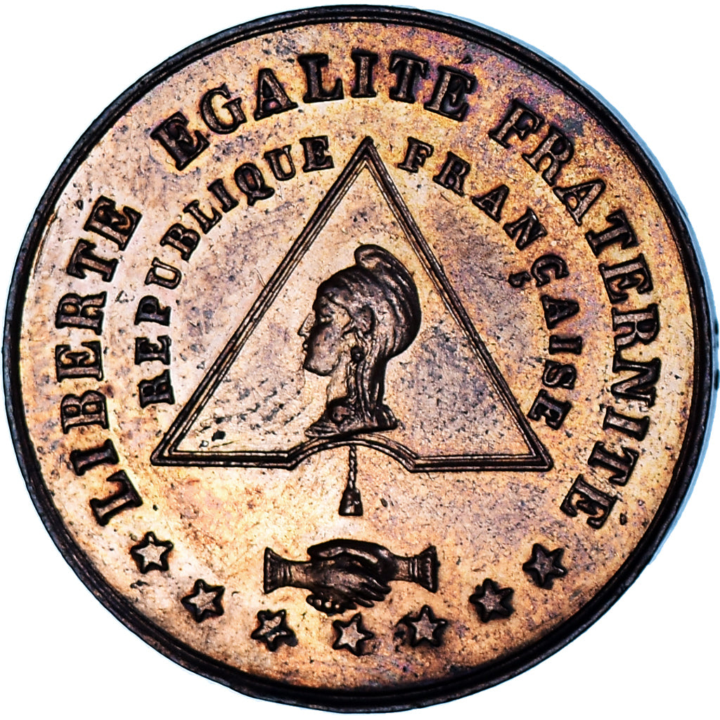 Frankrijk, Medaille, Aux Braves Citoyens des Légions de Paris, History, 1848