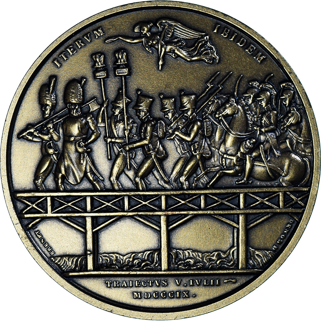 France, Medal, Napoléon Ier, Iterum Ibidem, Brenet, Restrike, MS(65-70), Bronze