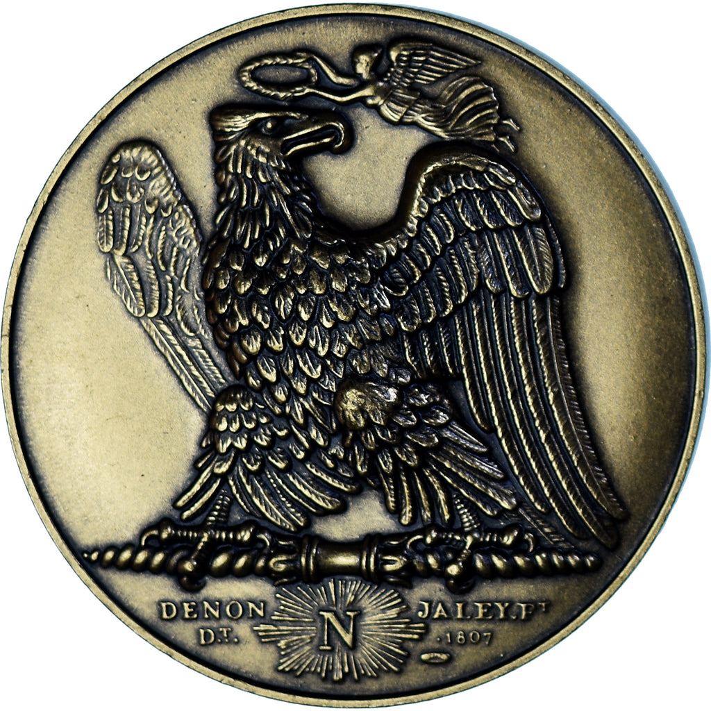 France, Medal, Napoléon Ier, Traité de Campo-Formio, Brenet, Restrike, MS(63)