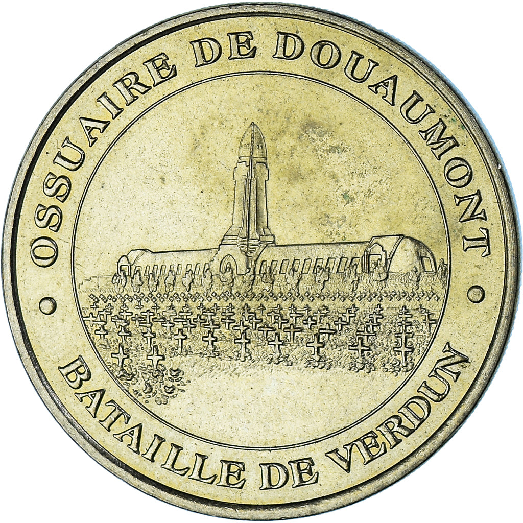 France, Token, Touristic token, Douaumont - Ossuaire n°1, 1998, AU(55-58)