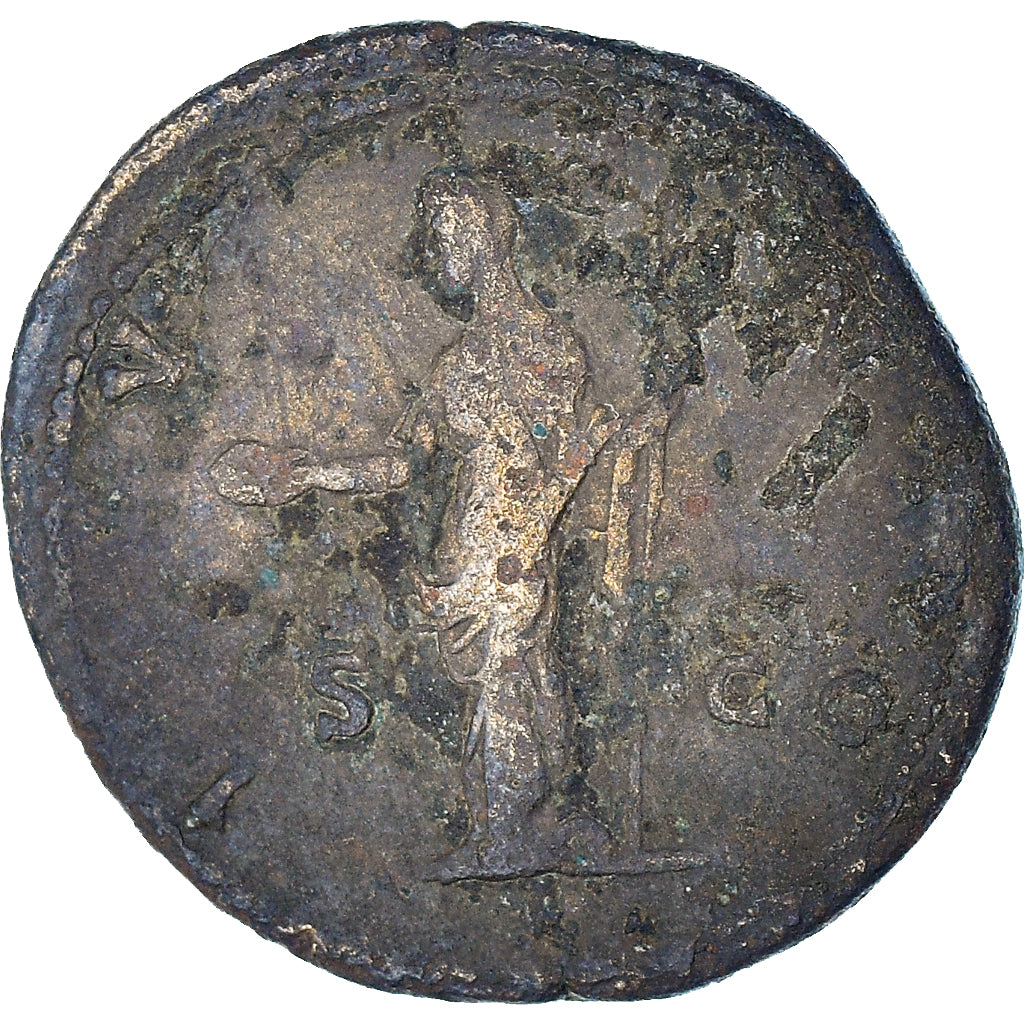 Coin, Diva Faustina I, As, AD 146-161, Rome, VF(20-25), Bronze