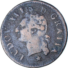 Moneta, Francja, Louis XVI, Liard, Liard, 1782, Aix, VF(30-35), Miedź