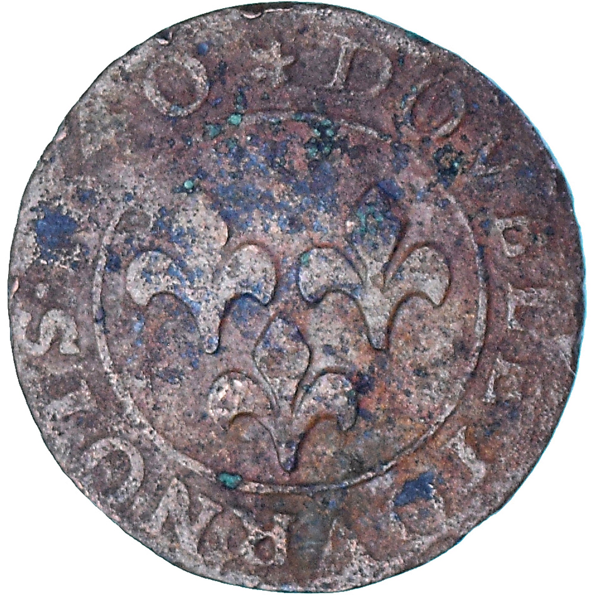 Munten, Frankrijk, ORANGE, Frédéric-Henri de Nassau, Double Tournois, 1640