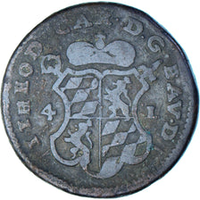 Coin, LIEGE, John Theodore, 4 Liards, 1751, Liege, VF(20-25), Copper, KM:159