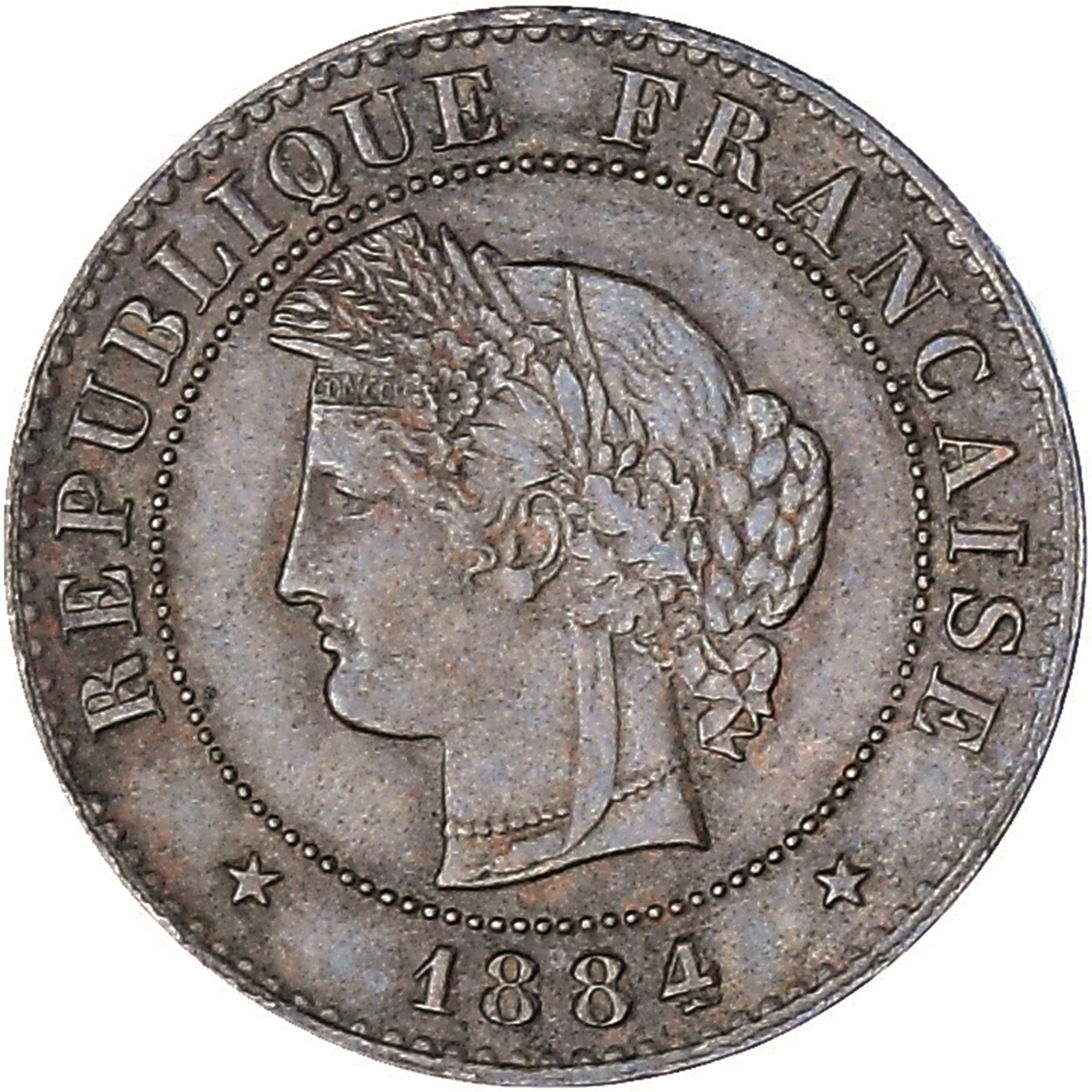 Monnaie, France, Cérès, Centime, 1884, Paris, TTB, Bronze, Gadoury:88