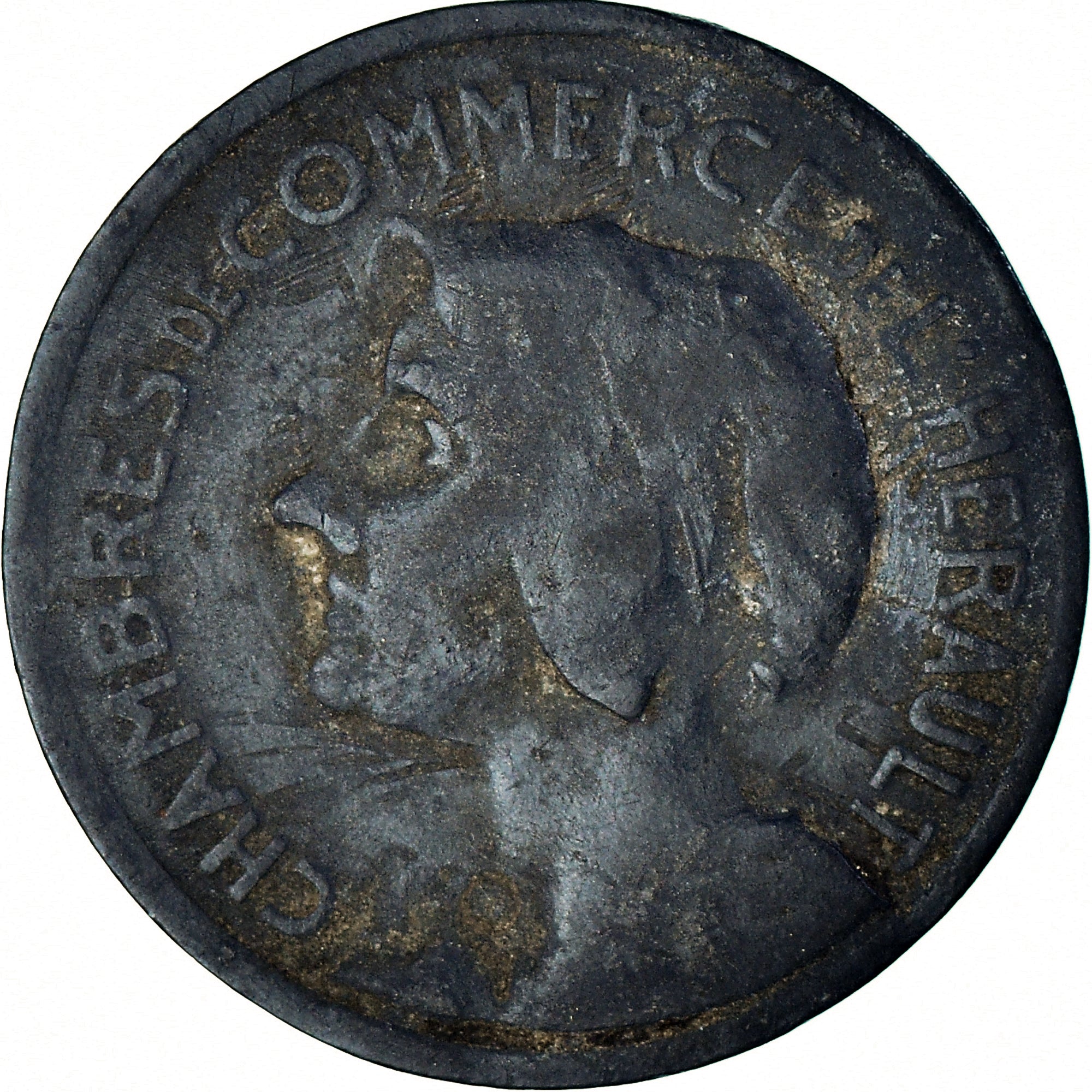 Moneta, Francja, Chambre de commerce de l'Hérault, 25 Centimes, 1917-1920