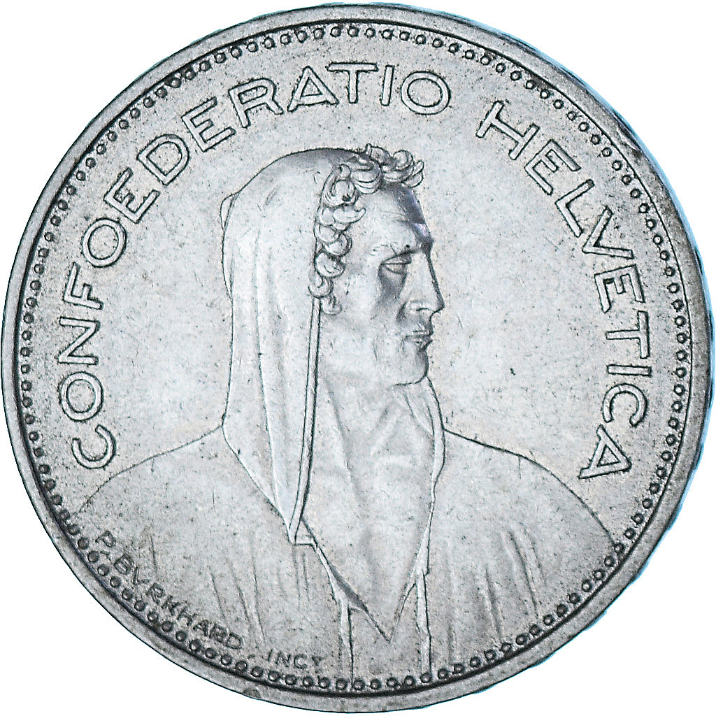 Coin, Switzerland, 5 Francs, 1982, Bern, EF(40-45), Copper-nickel, KM:40a.2