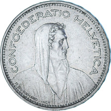 Coin, Switzerland, 5 Francs, 1982, Bern, EF(40-45), Copper-nickel, KM:40a.2