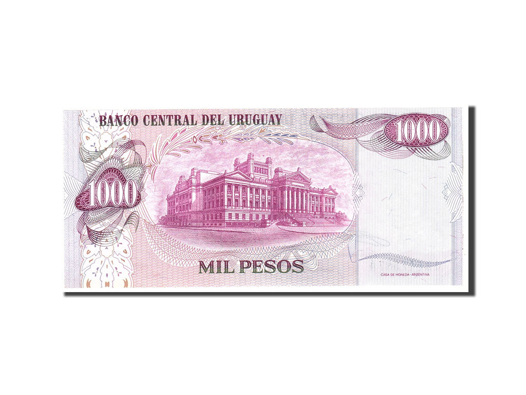 Banknote, Uruguay, 1000 Pesos, 1974, Undated, KM:52, UNC(65-70)