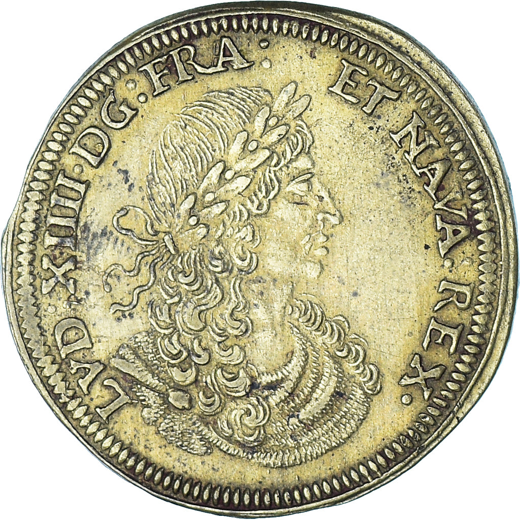 France, Token, Royal, Louis XIV, Nuremberg, Cornélius Lauffers, AU(55-58)