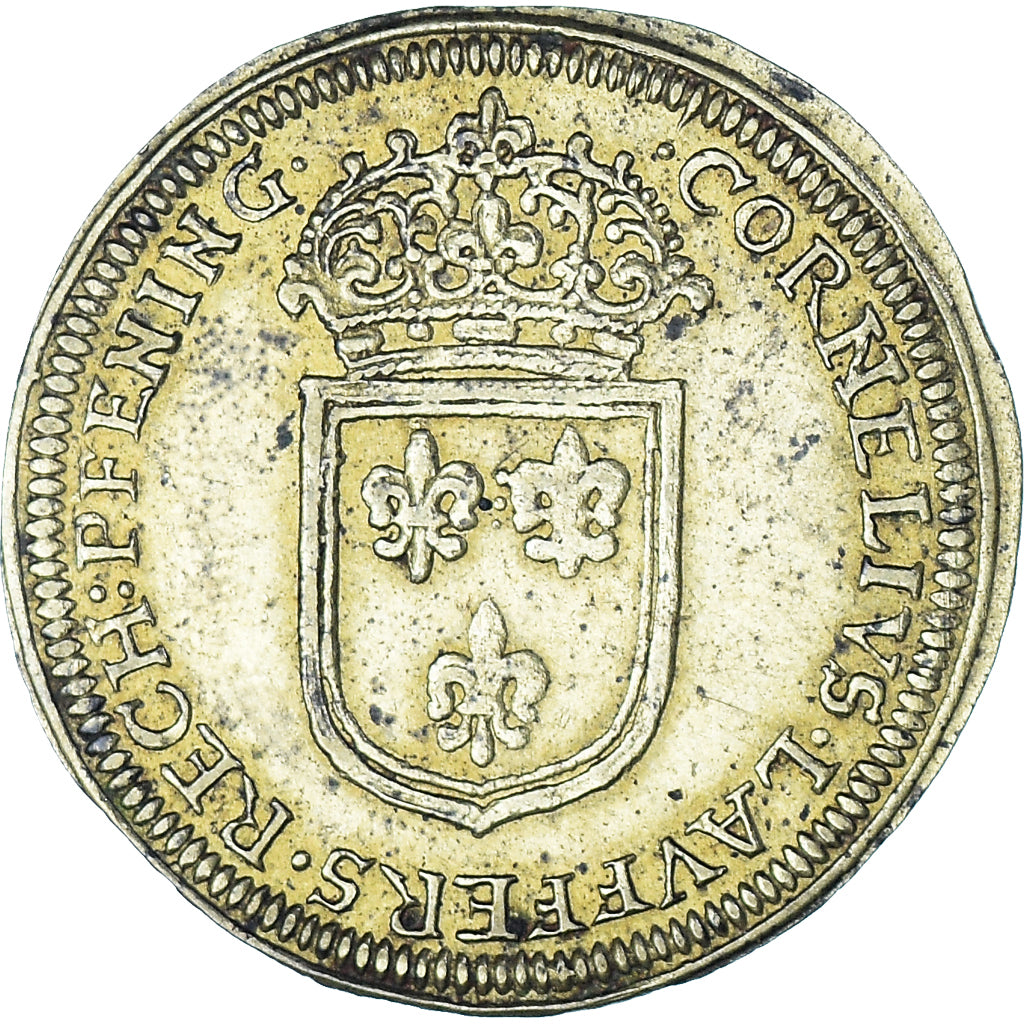 France, Token, Royal, Louis XIV, Nuremberg, Cornélius Lauffers, History