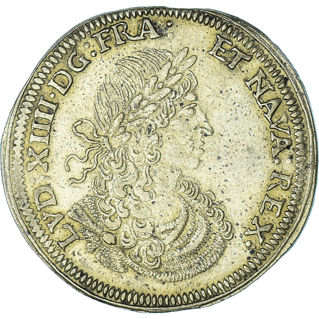 France, Token, Royal, Louis XIV, Nuremberg, Cornélius Lauffers, AU(50-53)