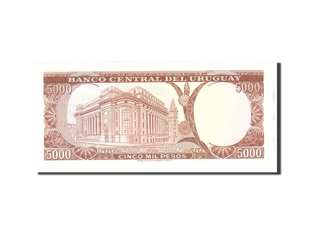 Banknote, Uruguay, 5000 Pesos, 1967, Undated, KM:50b, UNC(65-70)