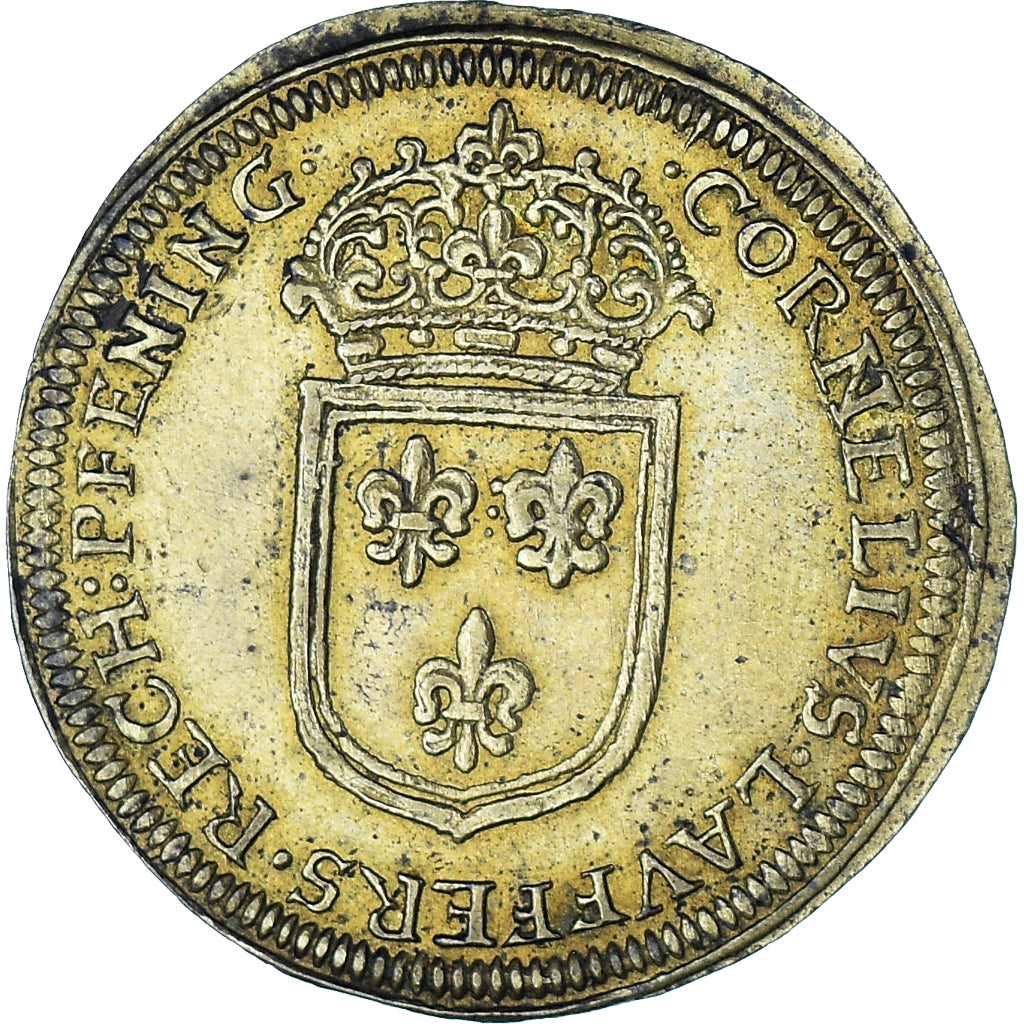 Francia, zeton, Royal, Louis XIV, Nuremberg, Cornélius Lauffers, History, MBC+