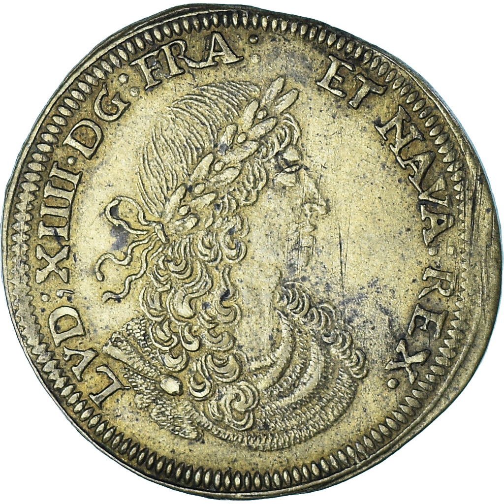 France, Token, Royal, Louis XIV, Nuremberg, Cornélius Lauffers, AU(50-53)