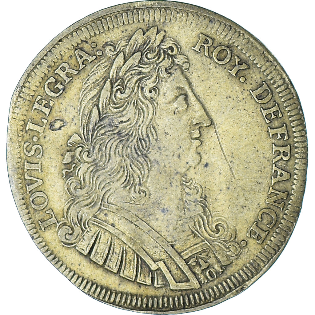 Francia, zeton, Royal, Louis XIV, Nuremberg, Rechenpfennig, History, Lazare